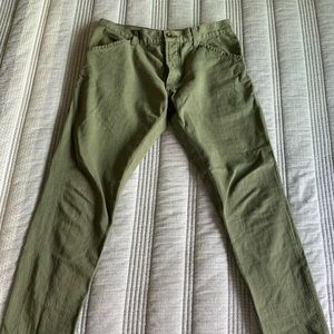 Taylor Stitch Green Olive Pant Chino